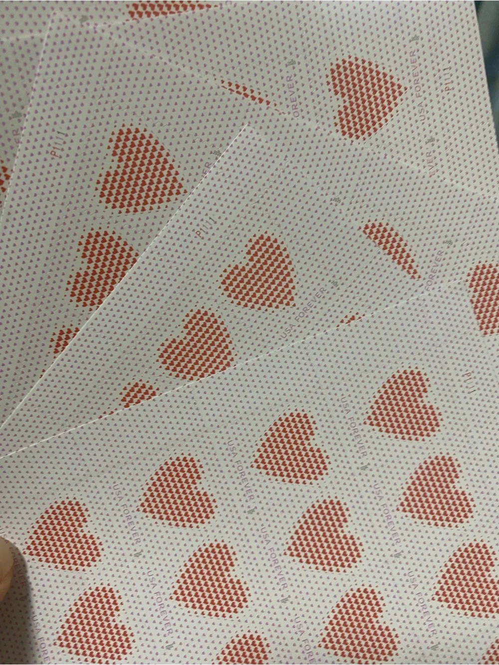 Red Heart Shipping Labels - Decorative Adhesive Labels by